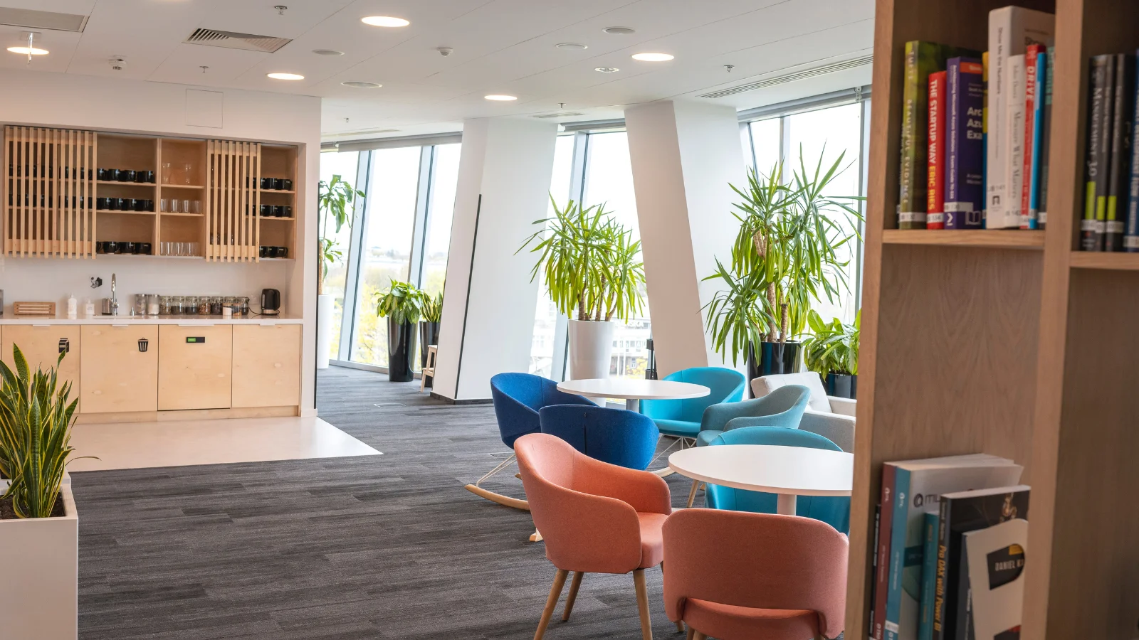 Office environment in KMD office in Warsaw, Poland
